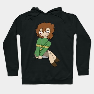 Chara Dreemurr Undertale Chibi Sticker, Pin, + Others Hoodie